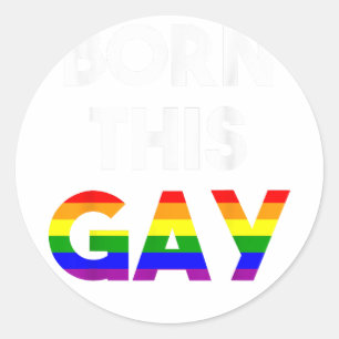 Adesivo Redondo Bor LGBTQ Rainbow Queer da Orgulho gay