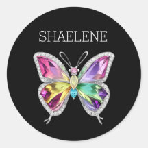 Borboleta Cristal Rainbow