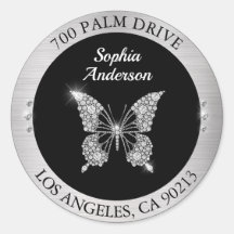 Borboleta Diamante, Selos de Endereço de Devolução