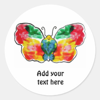 Adesivo Redondo Borboleta - modelo