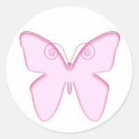 borboleta rosa