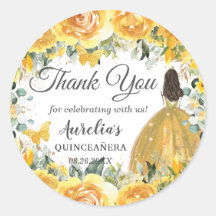 Borboletas Douradas Amarelas Princesa Favor