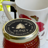 Borda Pontilhada do Rótulo do Carro Negro (Vintage