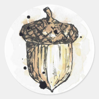 Adesivo Redondo Bordador com uma bolota