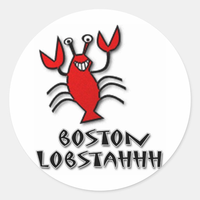 Adesivo Redondo Boston Lobstahh (Frente)