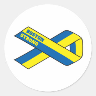 Adesivo Redondo Boston Strong