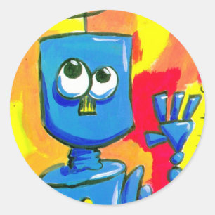 Adesivo Redondo bot001.07