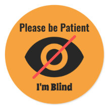 Botão Cego Símbolo