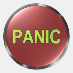 Adesivo Redondo Botão de Pânico