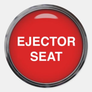 Adesivo Redondo Botão de Seat de ejetor
