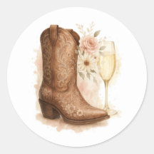 Botas & Bubbly Chuveiro de Noiva de Bota Country W