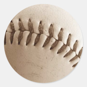 Adesivo Redondo Botões de basebol