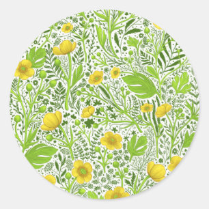 Adesivo Redondo Botões em branco