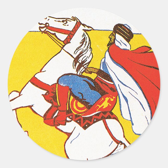 Adesivo Redondo Bou-Saada Hotel Du Caid (Frente)