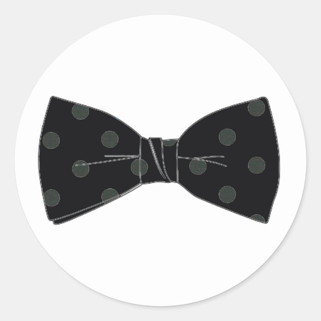 Adesivo Redondo Bowtie Sticker (Frente)