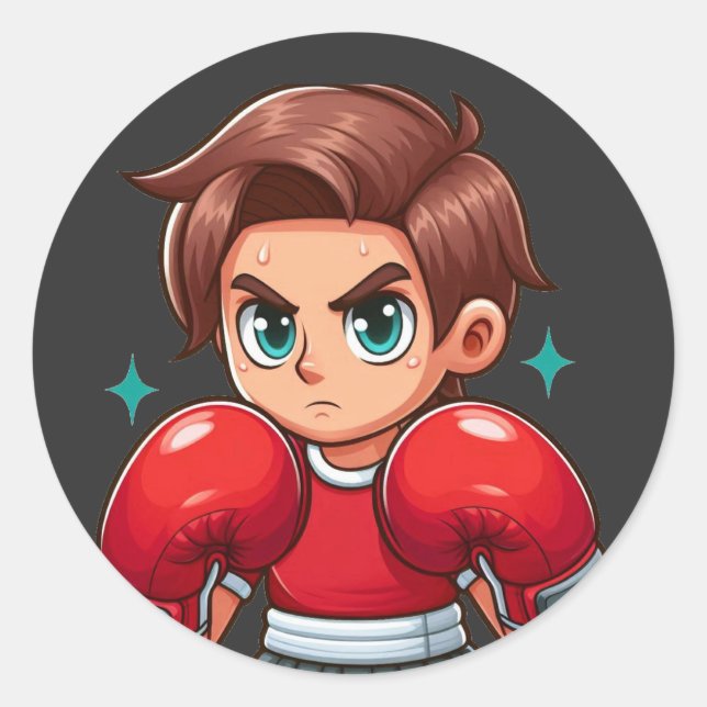 Adesivo Redondo boxe (Frente)