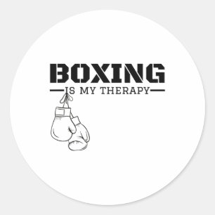 Adesivo Redondo Boxer é minha Malhação de bófia engraçada em terap
