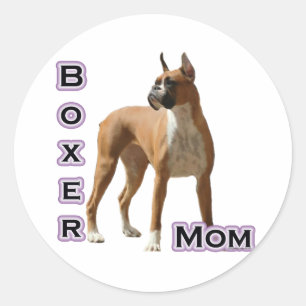 Adesivo Redondo Boxer Mãe 4 - Sticker