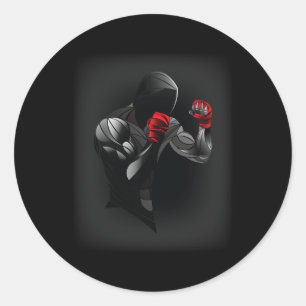 Adesivo Redondo Boxing