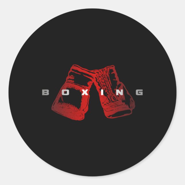 Adesivo Redondo Boxing (Frente)
