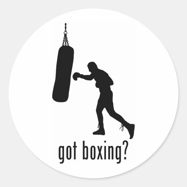 Adesivo Redondo Boxing (Frente)