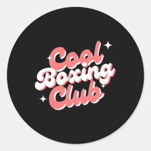 Adesivo Redondo Boxing Club