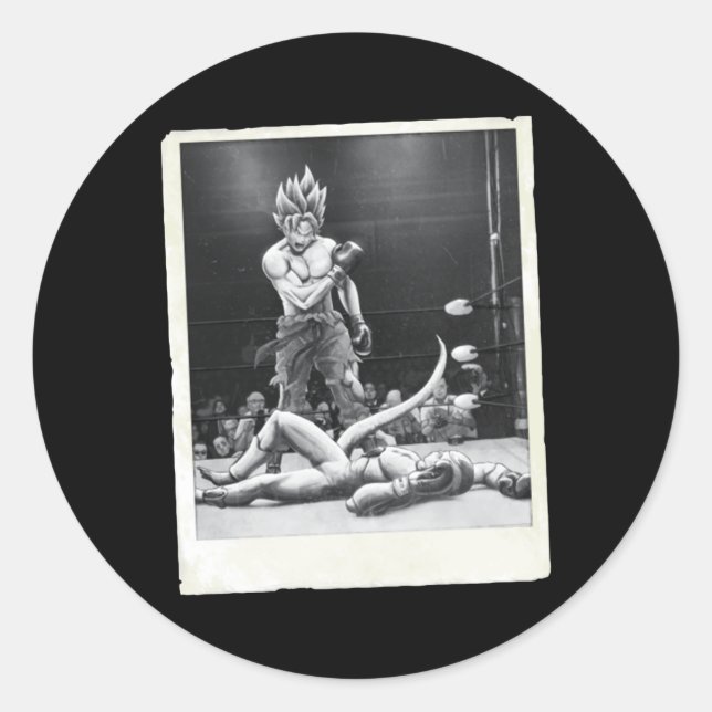 Adesivo Redondo Boxing Gokku (Frente)