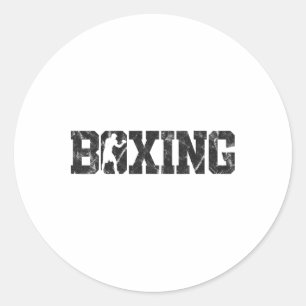 Adesivo Redondo Boxing Vintage Boxing 5