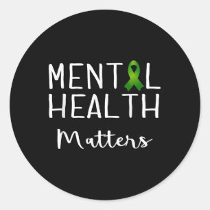Adesivo Redondo Bpd Saúde Mental Bipolar Sensibilização para a Saú
