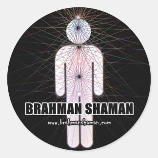 Adesivo Redondo BRAHMAN SHAMAN - Chakra Sticker