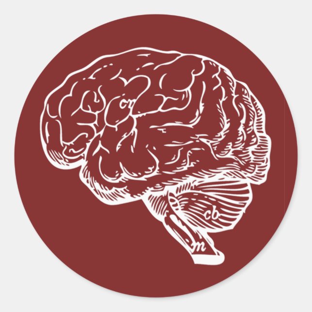 Adesivo Redondo Brainiac (Frente)