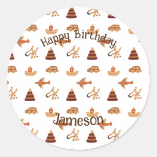 Adesivo Redondo Branca, Branca, Branca, Crianças Brancas, Barco De