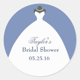 Adesivo Redondo Branca Casamento Obrigado