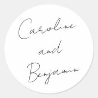 Branca de Boho Branca de Casamento com Escrita Man