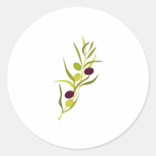 Adesivo Redondo Branch de Olivais