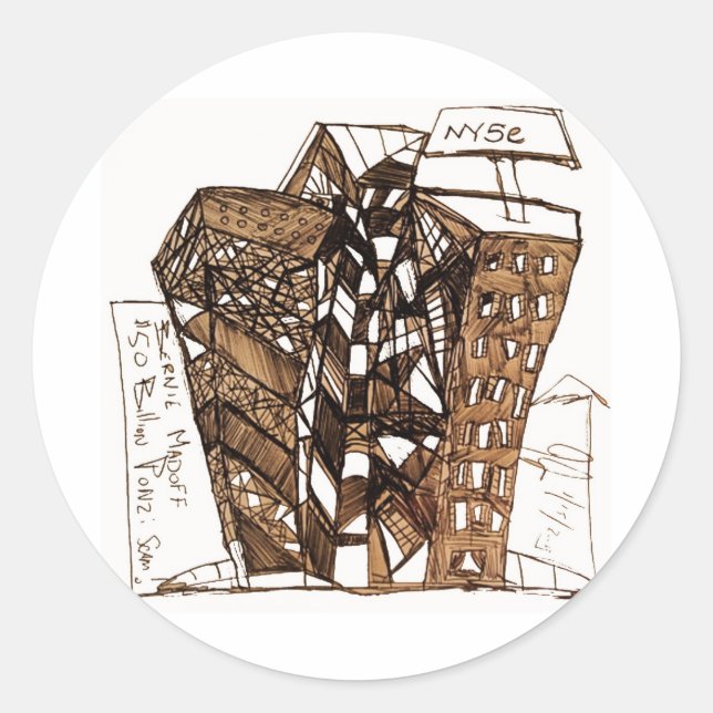 Adesivo Redondo branco apagado (Frente)