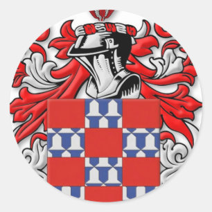 Adesivo Redondo Brasão das quinona