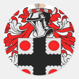 Adesivo Redondo Brasão de Clayton