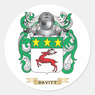 Adesivo Redondo Brasão de Davitt