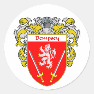 Adesivo Redondo Brasão de Dempsey (envolvida)