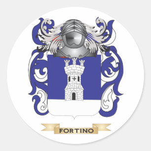 Adesivo Redondo Brasão de Fortino