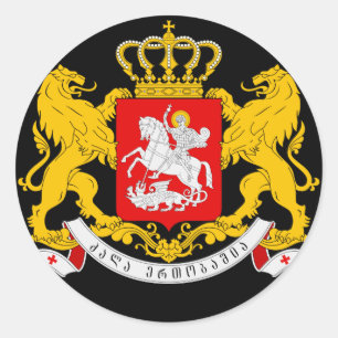 Adesivo Redondo brasão de Geórgia