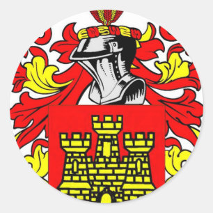 Adesivo Redondo Brasão de Gonzalez