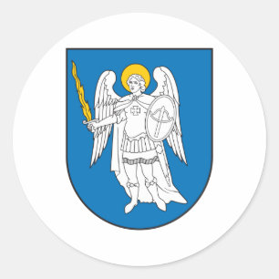 Adesivo Redondo Brasão de Kiev
