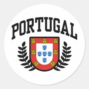 Adesivo Redondo Brasão de Portugal