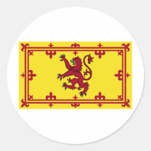 Adesivo Redondo Brasão de Scotland