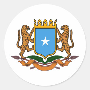 Adesivo Redondo Brasão de Somália