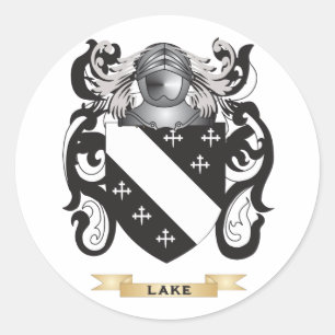 Adesivo Redondo Brasão do lago (crista da família)