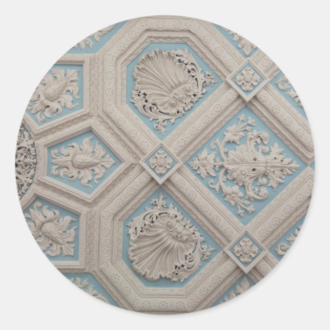 Adesivo Redondo Brasil, Amazônia, Manaus. Manaus Opera House (Frente)