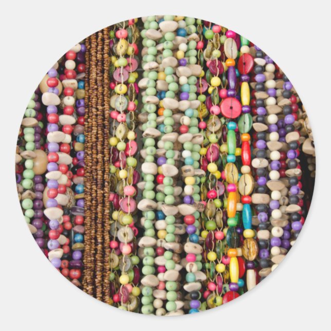 Adesivo Redondo Brasil, Amazônia, Manaus. Típico brasileiro (Frente)